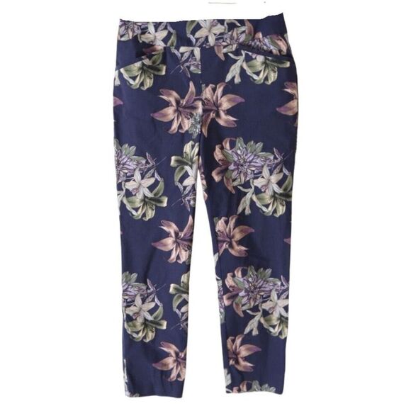 New! Perfect Stretch by Chico’s Geo Mix Josie Slim Ankle Pants Sz L - Picture 1 of 3